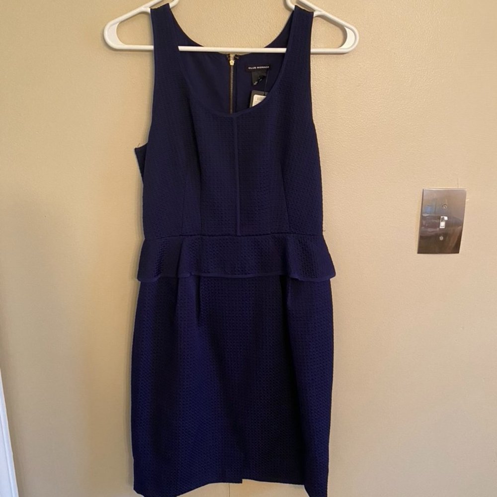 (NWT) Club Monaco Sleeveless Peplum Dress (Size 2)